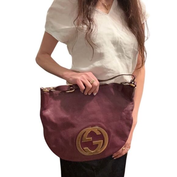 Gucci magenta blondie hobo - Picture 1 of 16